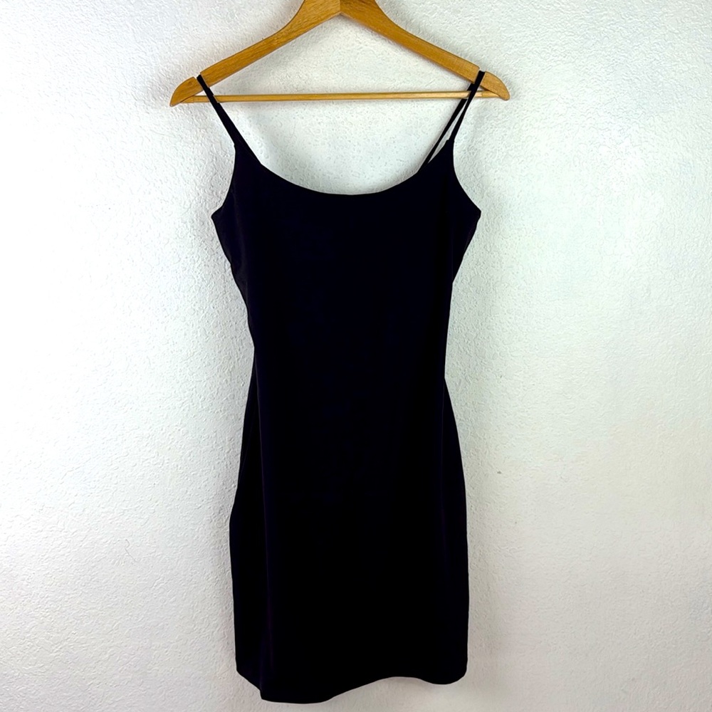 Perfect like new Revolve- Susana Monaco Thin Strap Mini Dress black large - Picture 8 of 9